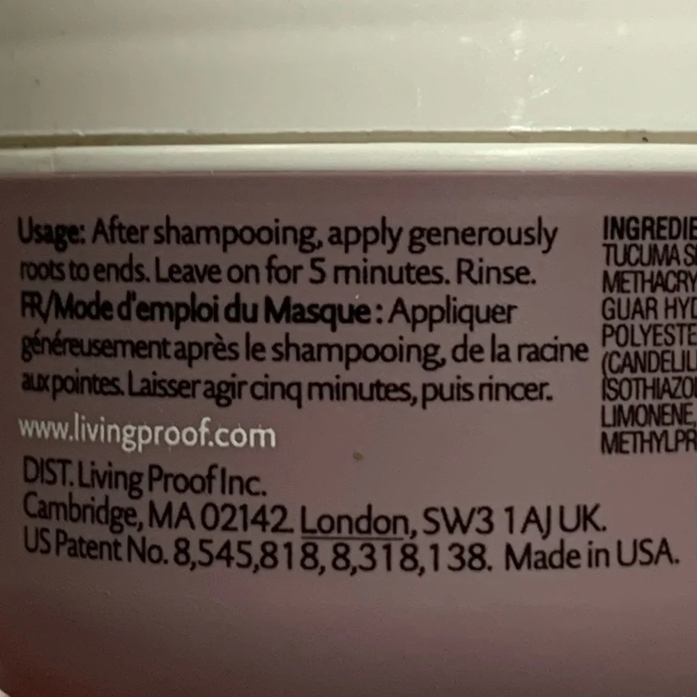 5/$30! MIX & MATCH! LIVING PROOF Restore Repair MASK - Travel! - Picture 2 of 7